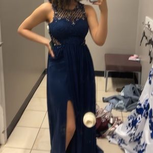 Navy blue Prom dress, size 6